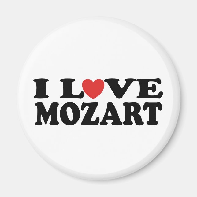 Imán Amo Mozart (Frente)