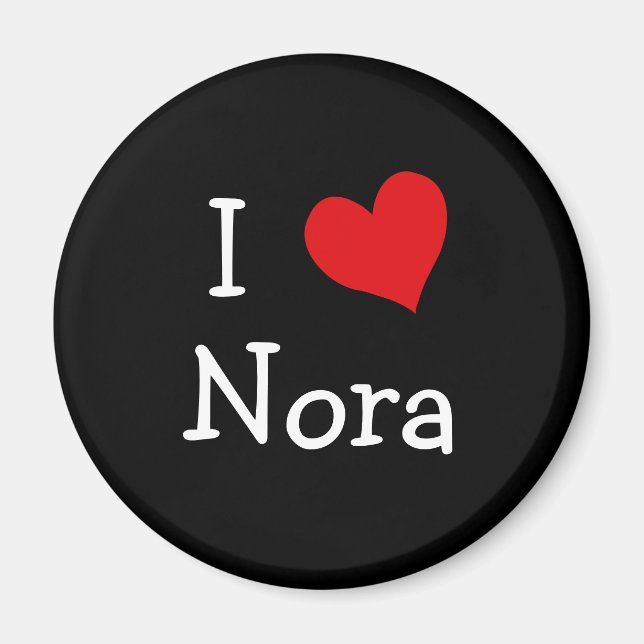 Imán Amo Nora (Frente)
