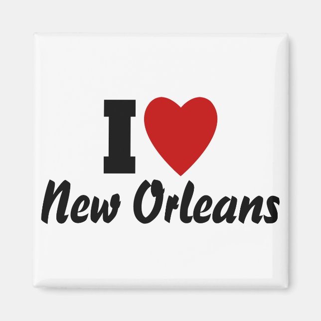 Imán Amo Nueva Orleans (Frente)