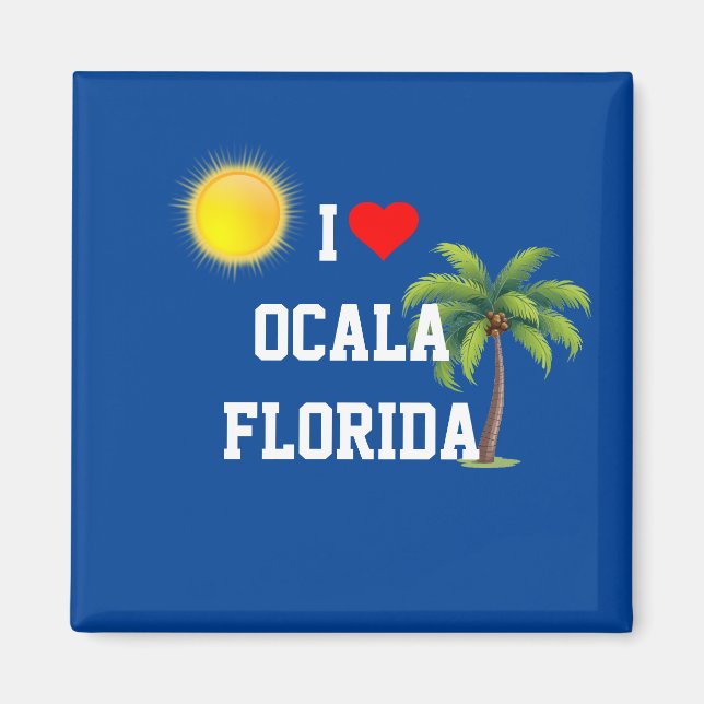 Imán Amo Ocala, Florida (Frente)