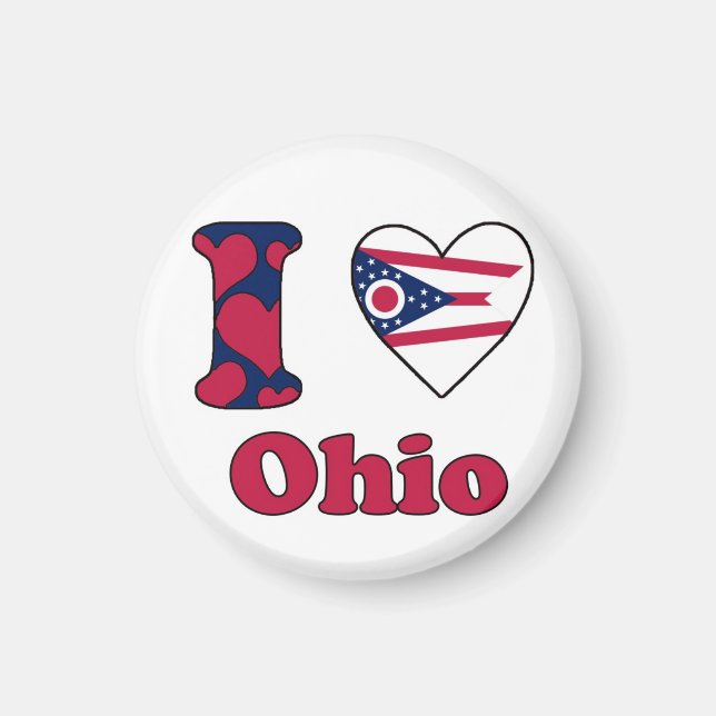 Imán Amo Ohio (Frente)