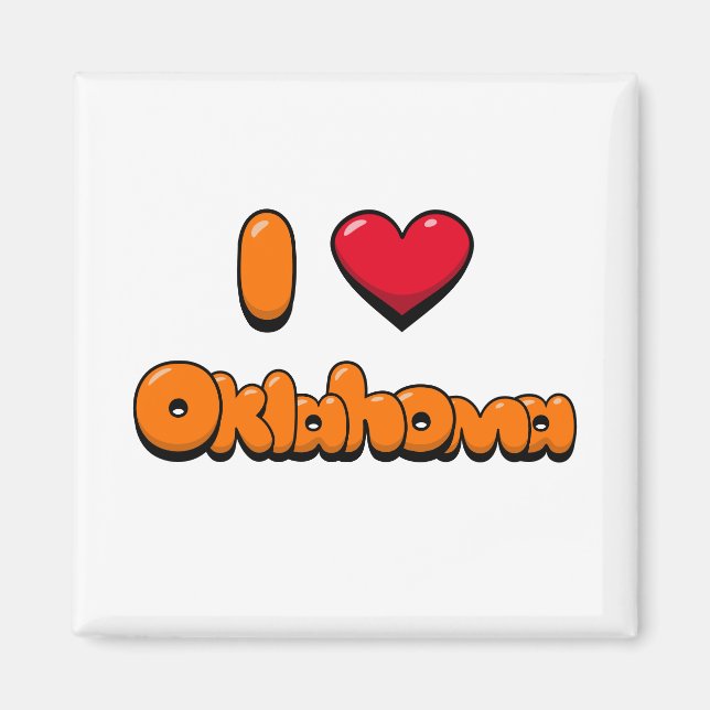 Imán Amo Oklahoma (Frente)