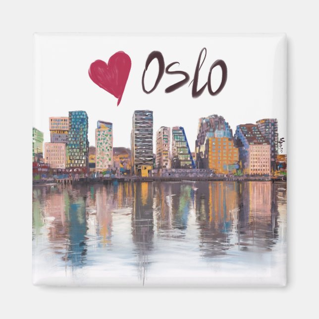 Imán Amo Oslo (Frente)