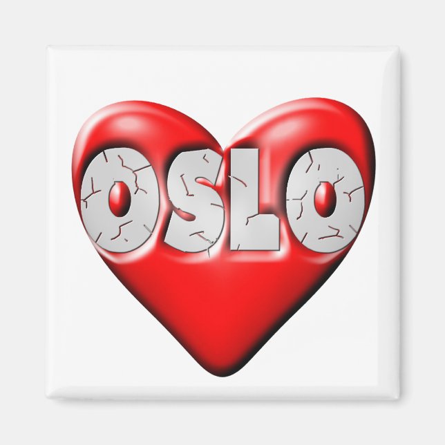 Imán Amo Oslo Noruega (Frente)