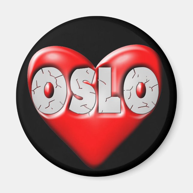 Imán Amo Oslo Noruega (Frente)