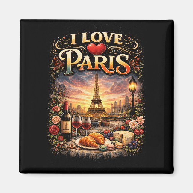 Imán Amo París (Frente)
