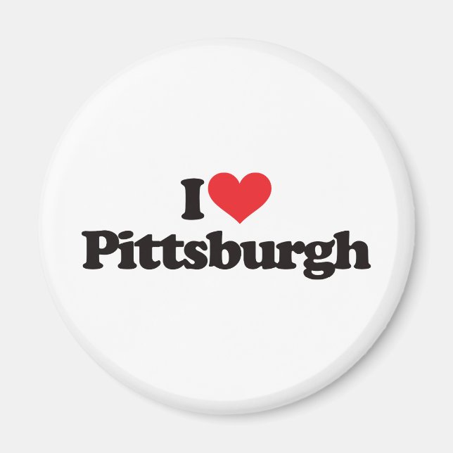 Imán Amo Pittsburgh (Frente)