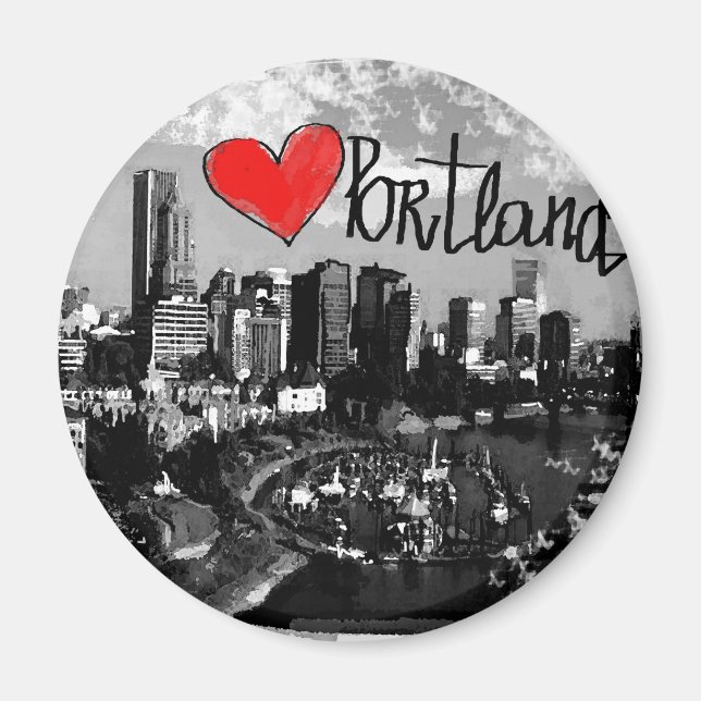 Imán Amo Portland (Frente)