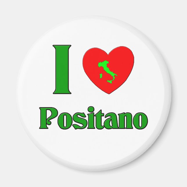 Imán Amo Positano Italia (Frente)