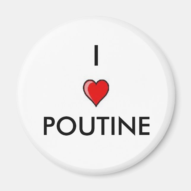Imán Amo Poutine (Frente)