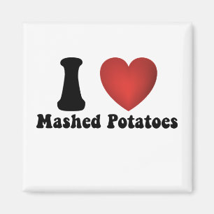 Imán Amo Puré De Papas Regalo De Cena De Acción De Grac