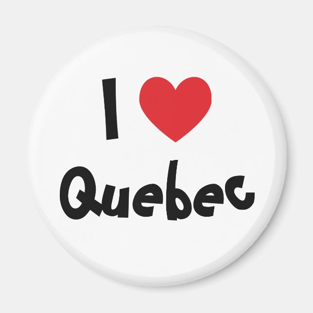 Imán Amo Quebec (Frente)