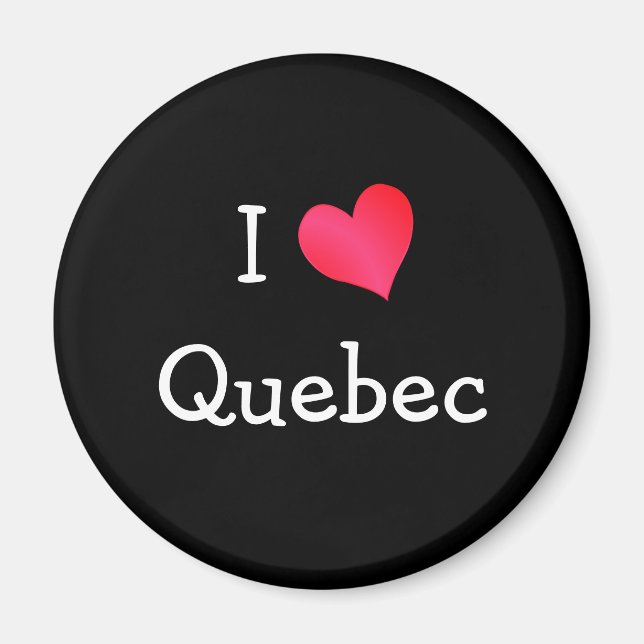 Imán Amo Quebec (Frente)