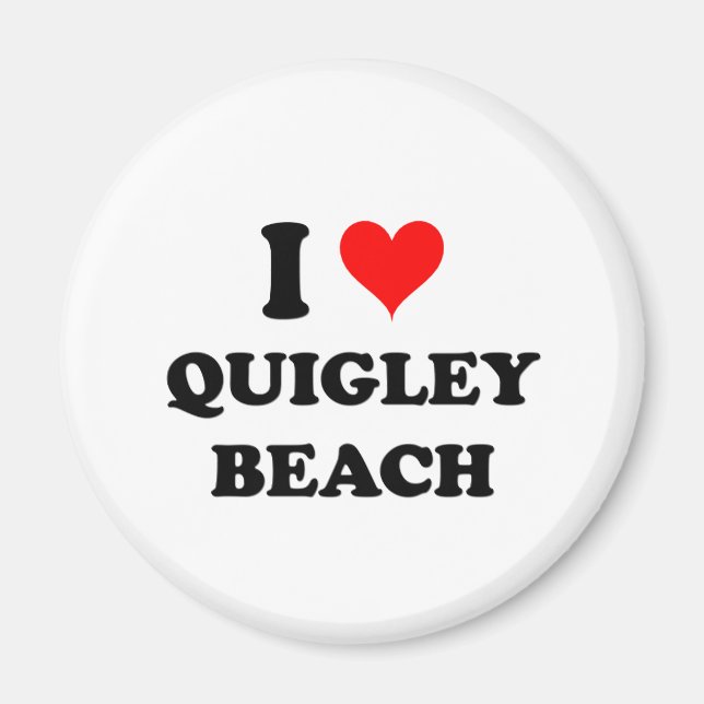 Imán Amo Quigley Beach Connecticut (Frente)