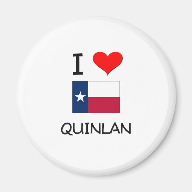 Imán Amo Quinlan Texas (Frente)