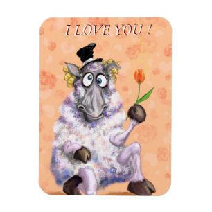 Imán Amo Ram - Te Amo - Agrega tu texto / nombre