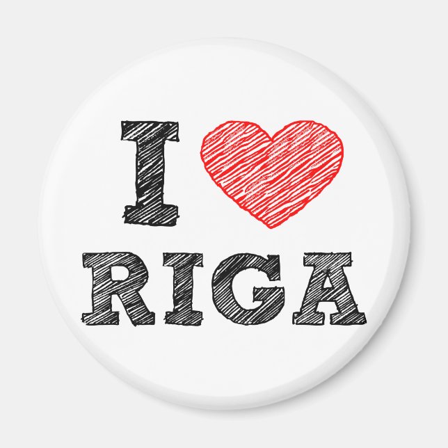 Imán Amo Riga (Frente)