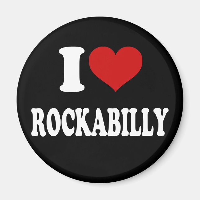 Imán Amo Rockabilly (Frente)