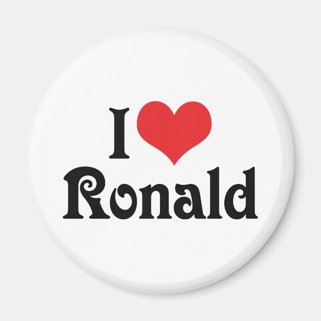Imán Amo Ronald (Frente)