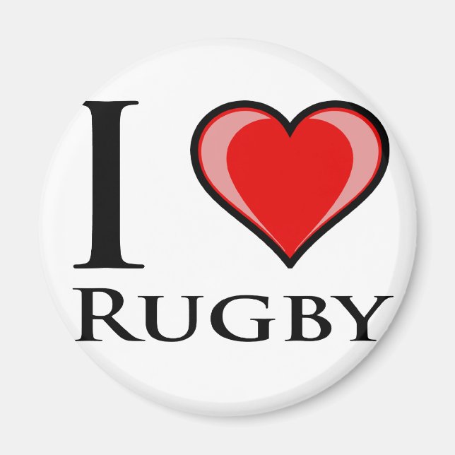 Imán Amo Rugby (Frente)