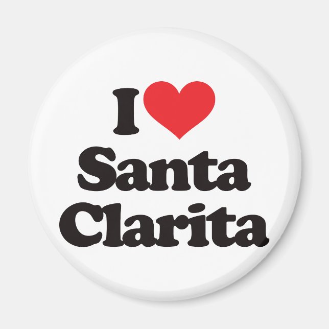 Imán Amo Santa Clarita (Frente)