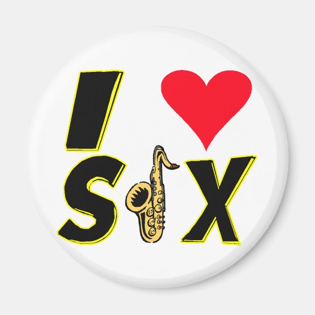 Imán Amo Sax (Frente)