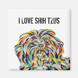 Imán Amo Shih Tzus Magnet