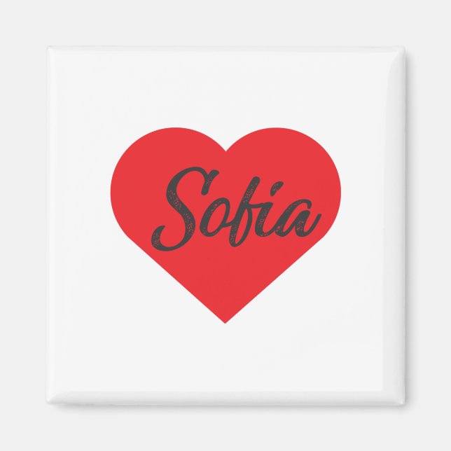 Imán Amo Sofía - Bulgaria (Frente)
