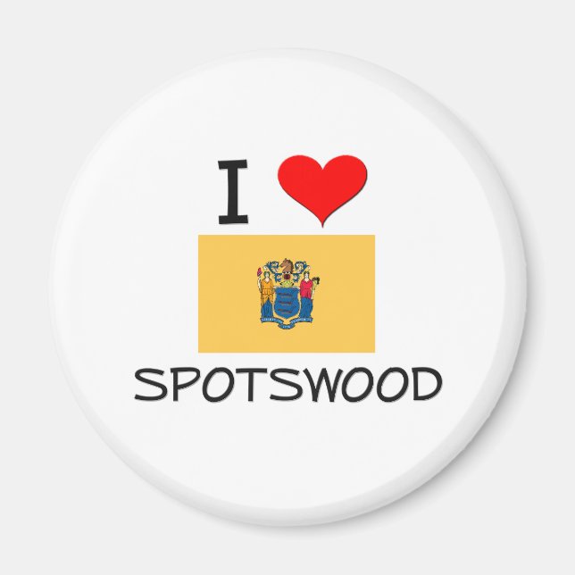 Imán Amo Spotswood New Jersey (Frente)