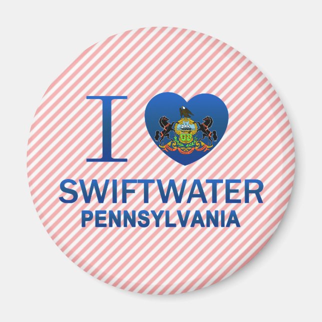Imán Amo Swiftwater, PA (Frente)