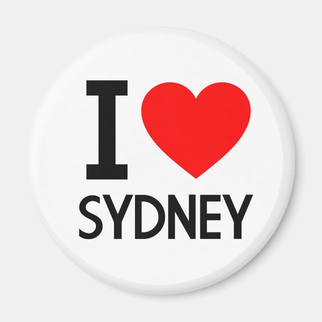 Imán Amo Sydney (Frente)