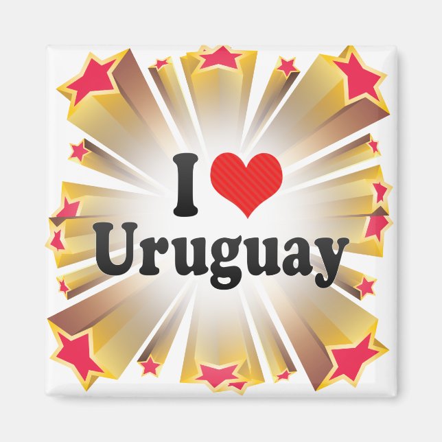 Imán Amo Uruguay (Frente)