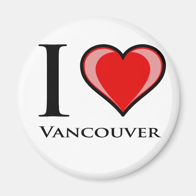 Imán Amo Vancouver (Frente)