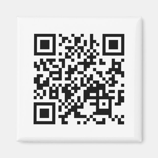 Imán Amo Vietnam (Tôi Yêu Viene Nam) Marca QR Código (Frente)