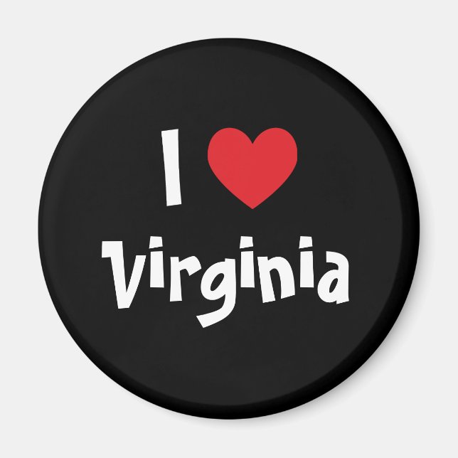 Imán Amo Virginia (Frente)