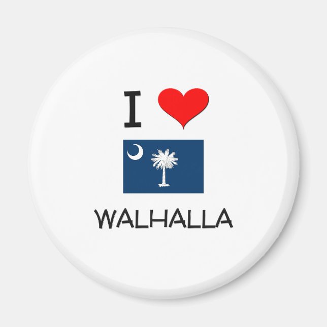 Imán Amo Walhalla Carolina del Sur (Frente)