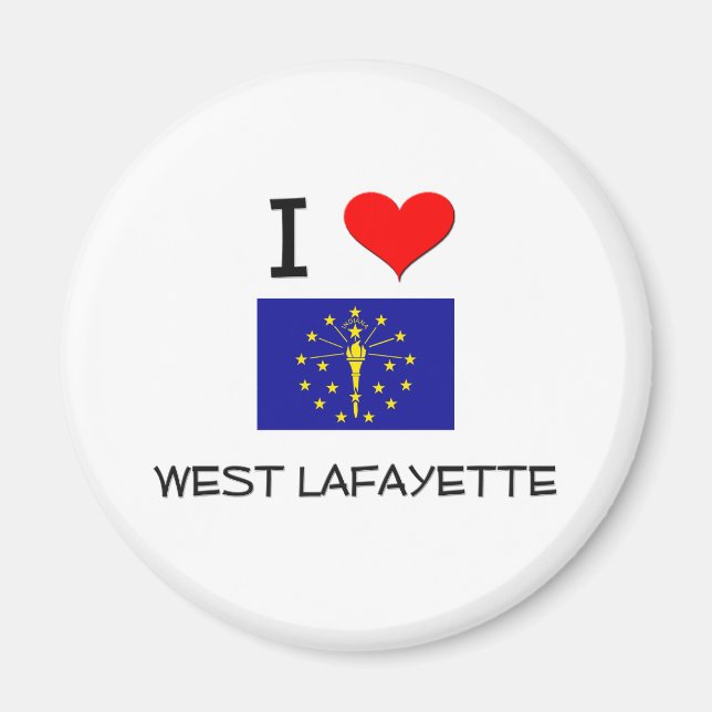 Imán Amo WEST LAFAYETTE Indiana (Frente)
