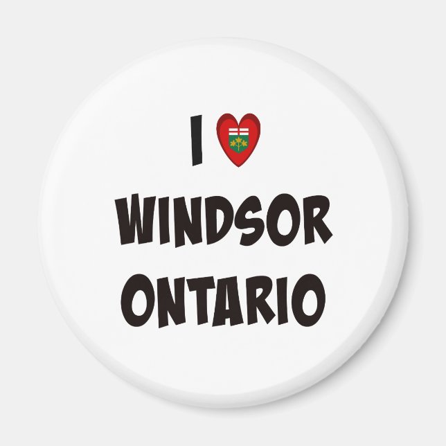 Imán Amo Windsor, Ontario (Frente)