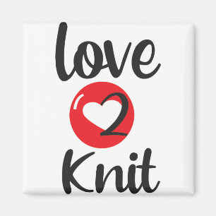 Imán amor 2 Knit
