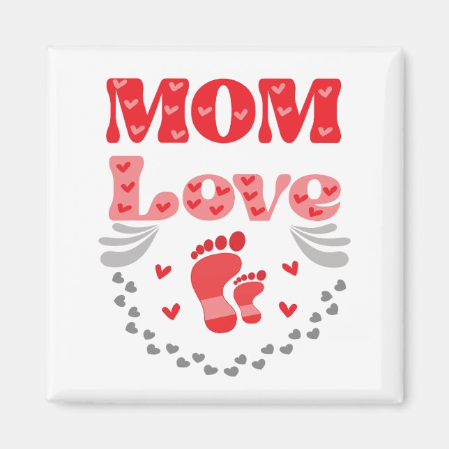 Imán Amor a mamá de los cuttos (Frente)