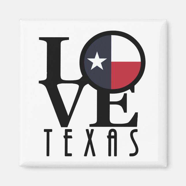 Imán AMOR A Texas (Frente)