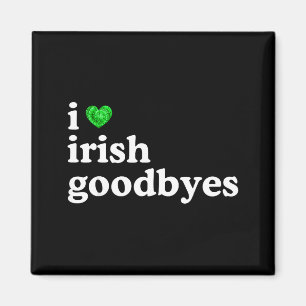 Imán Amor adiós irlandés divertido día de San Patricio 