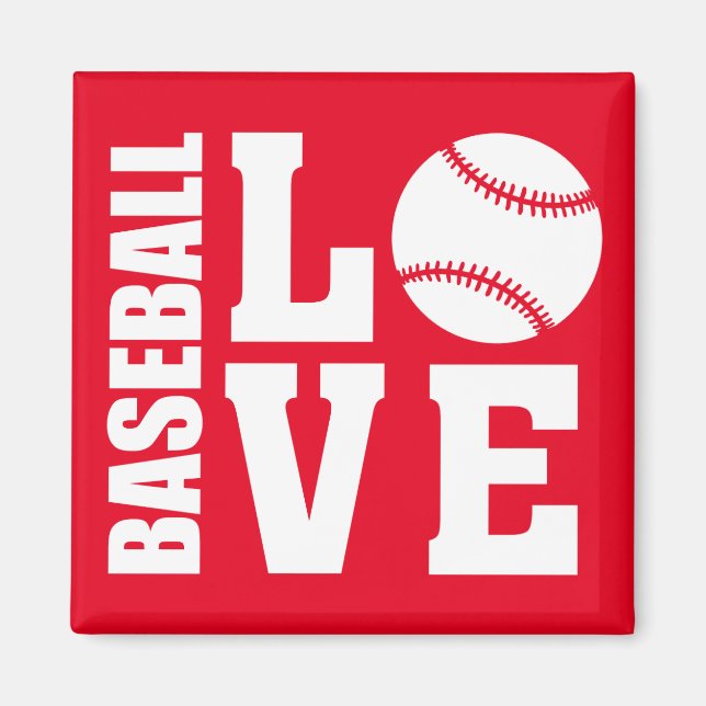 Imán Amor al béisbol (Frente)