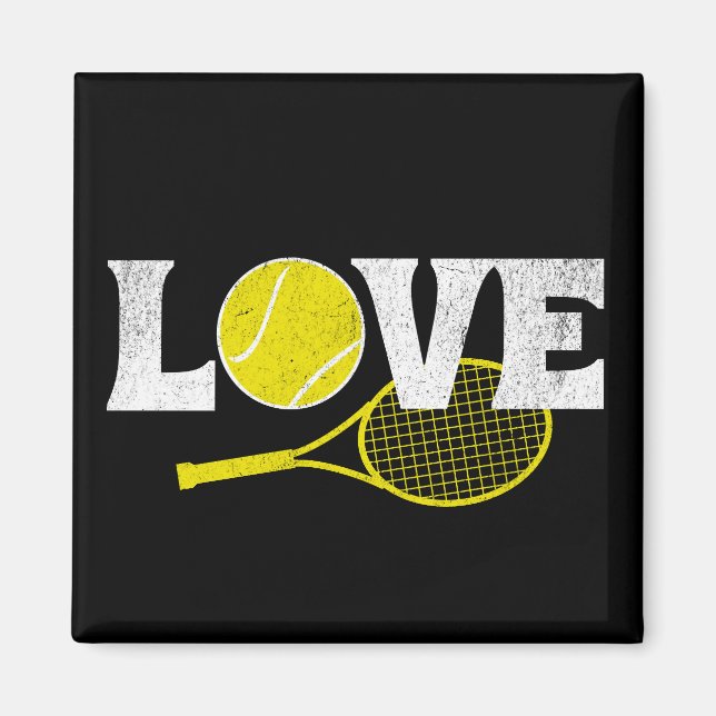 Imán Amor al tenis (Frente)