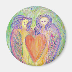 Imán Amor Amabilidad Guardian Angels Art Fridge Magnets