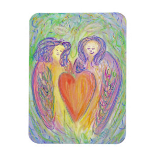 Imán Amor Amabilidad Guardian Angels Art Fridge Magnets