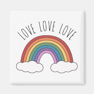 Imán Amor Arcoíris Amor Amor
