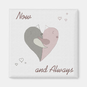 Imán Amor Aves Corazón