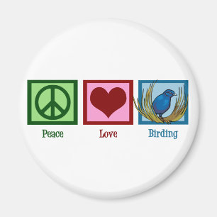 Imán Amor Birding de la paz