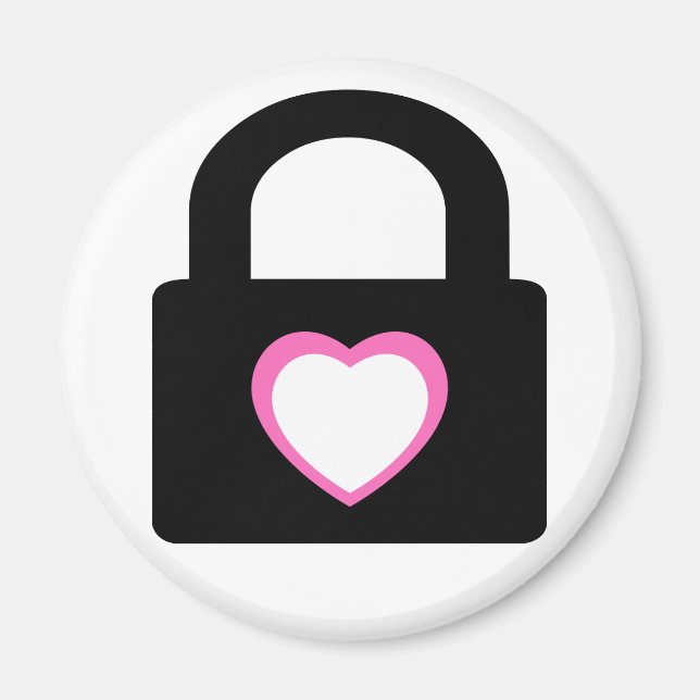 Imán amor bloqueado. (Frente)